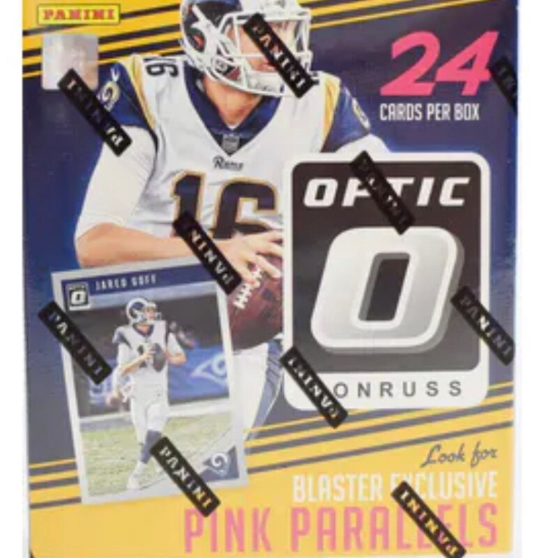 2018 Panini Donruss Optic Football 6-Pack Blaster Box (Pink Parallels)