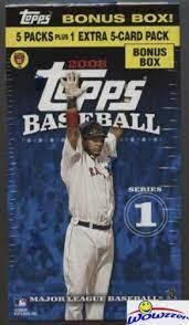 2008 Topps Series 1 Baseball Blaster 10-Pack Box