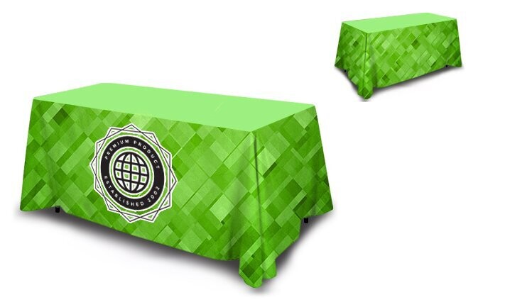 Tablecloth - Fits 8ft Table - Fully Printed - Drapes On all Sides