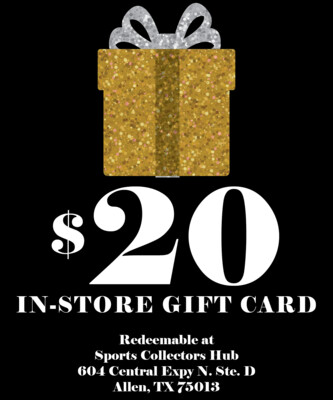 $20 - Sports Collectors Hub In-Store Gift Card
