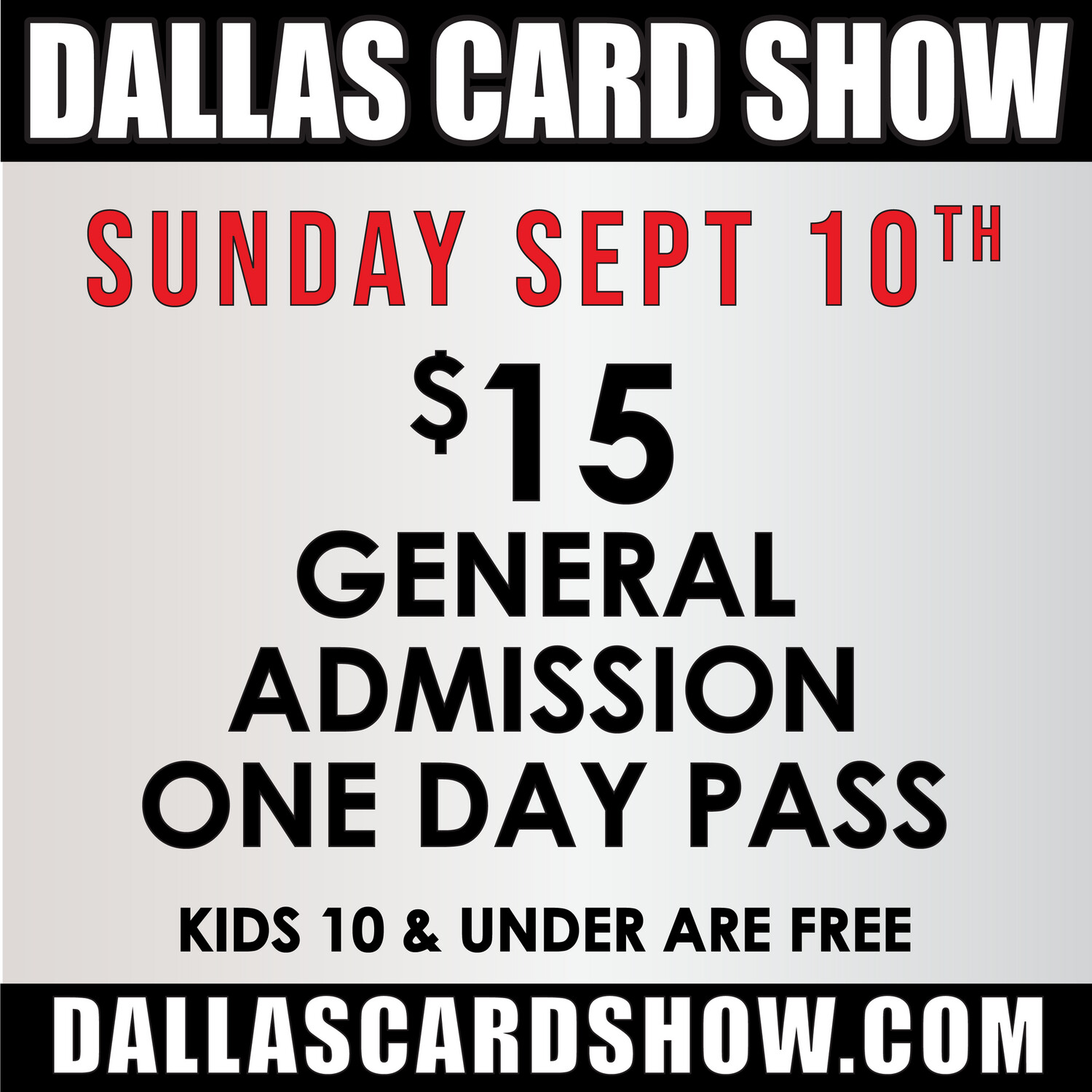 Sunday - General Admission