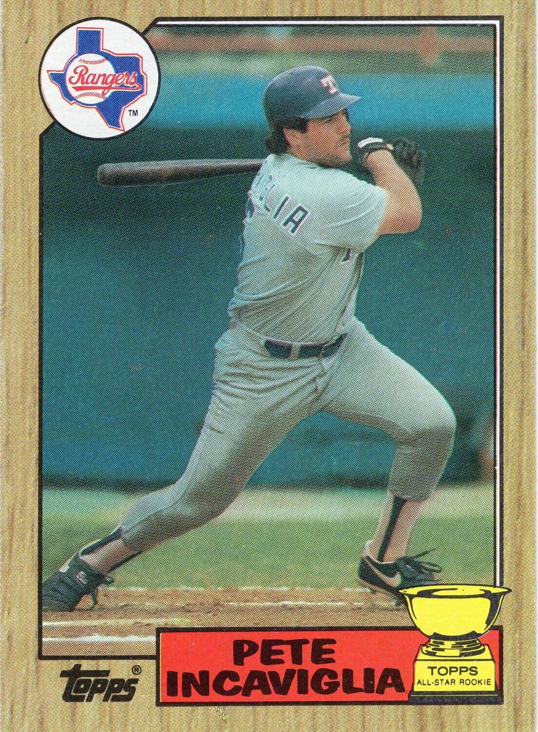 Pete Incaviglia - ANY ITEM Autograph Ticket