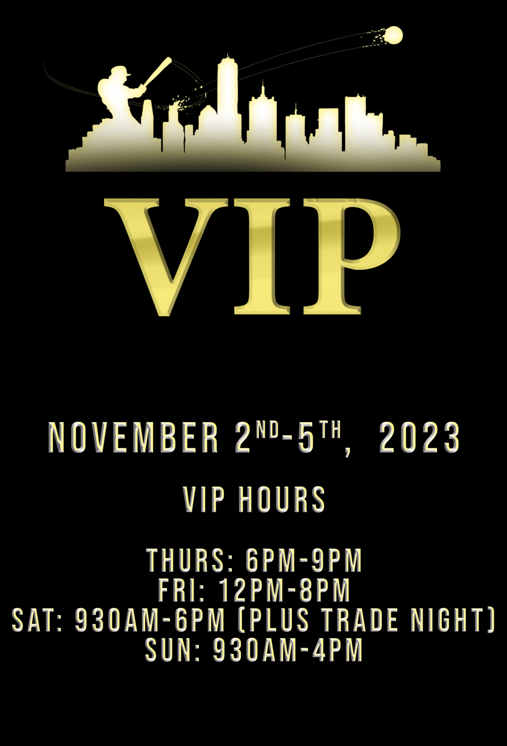November 2-5, 2023 VIP Pass
