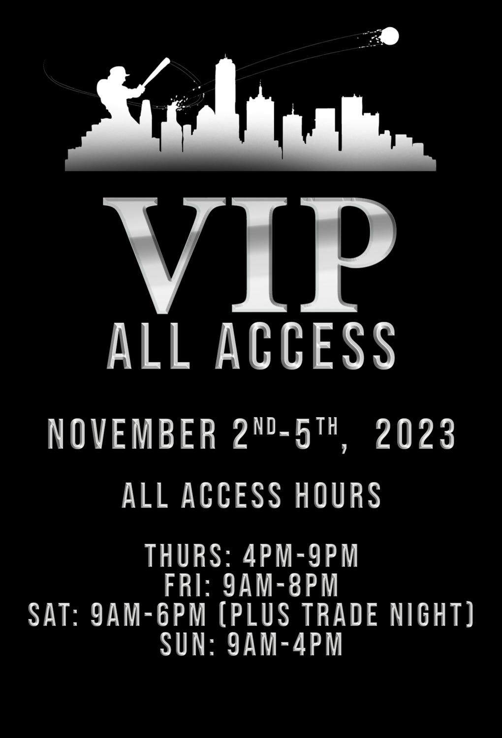 November 2-5, 2023 VIP All-Access Pass