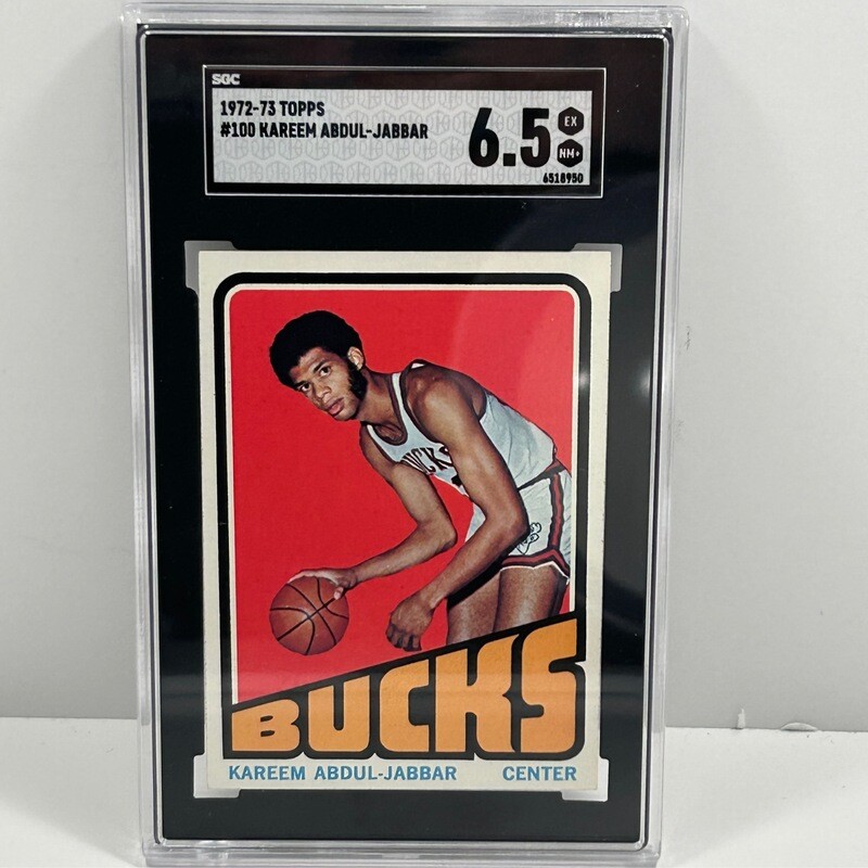 1972-73 Topps #100 Kareem Abdul-Jabbar SGC 6.5