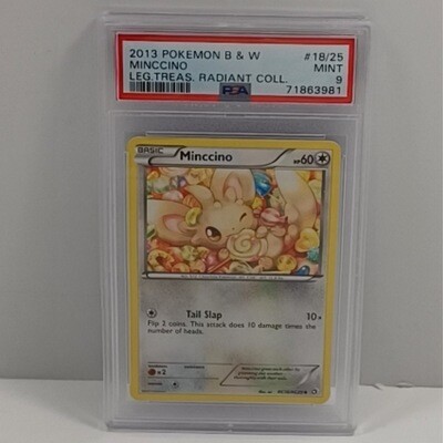 2013 Pokémon B&W Minccino #18/25 PSA9
