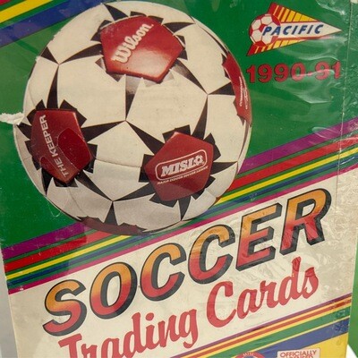 1990-91 Pacific Soccer Trading Cards Sealed Box