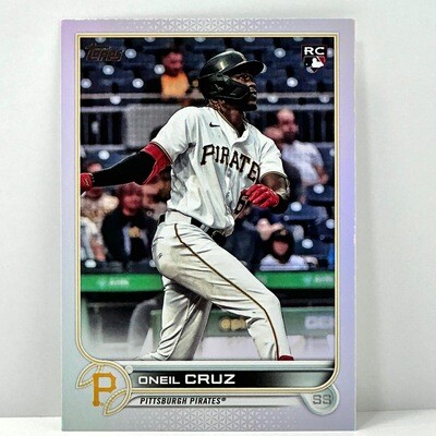 2022 Topps Series 2 Oneil Cruz Rainbow Foil RC #537 Pittsburgh Pirates Rookie