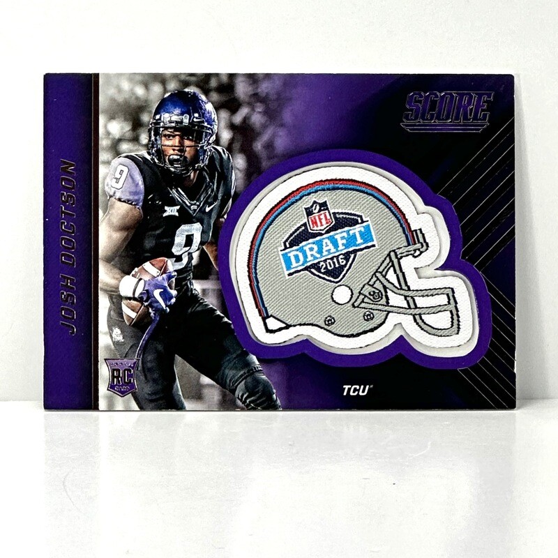 2016 Panini Score Josh Doctson Helmet Patch