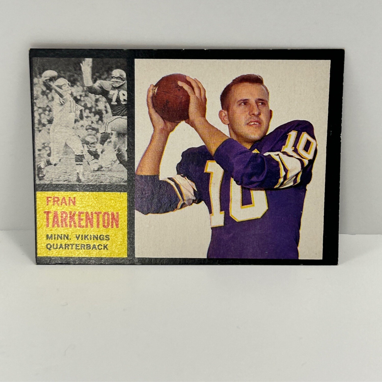 1962 Topps - #90 Fran Tarkenton (RC)