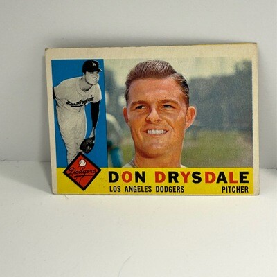 1960 Topps #475 Don Drysdale