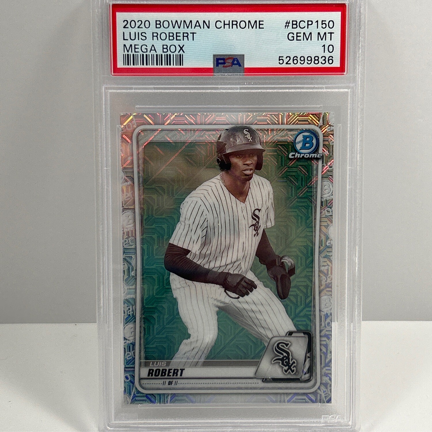 2020 Bowman Chrome #BCP-150 Luis Robert Megabox PSA10