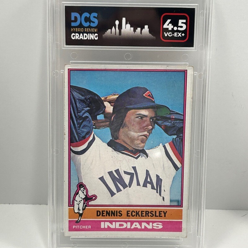 1976 Topps #98 Dennis Eckersley DCS VG-EX+4.5