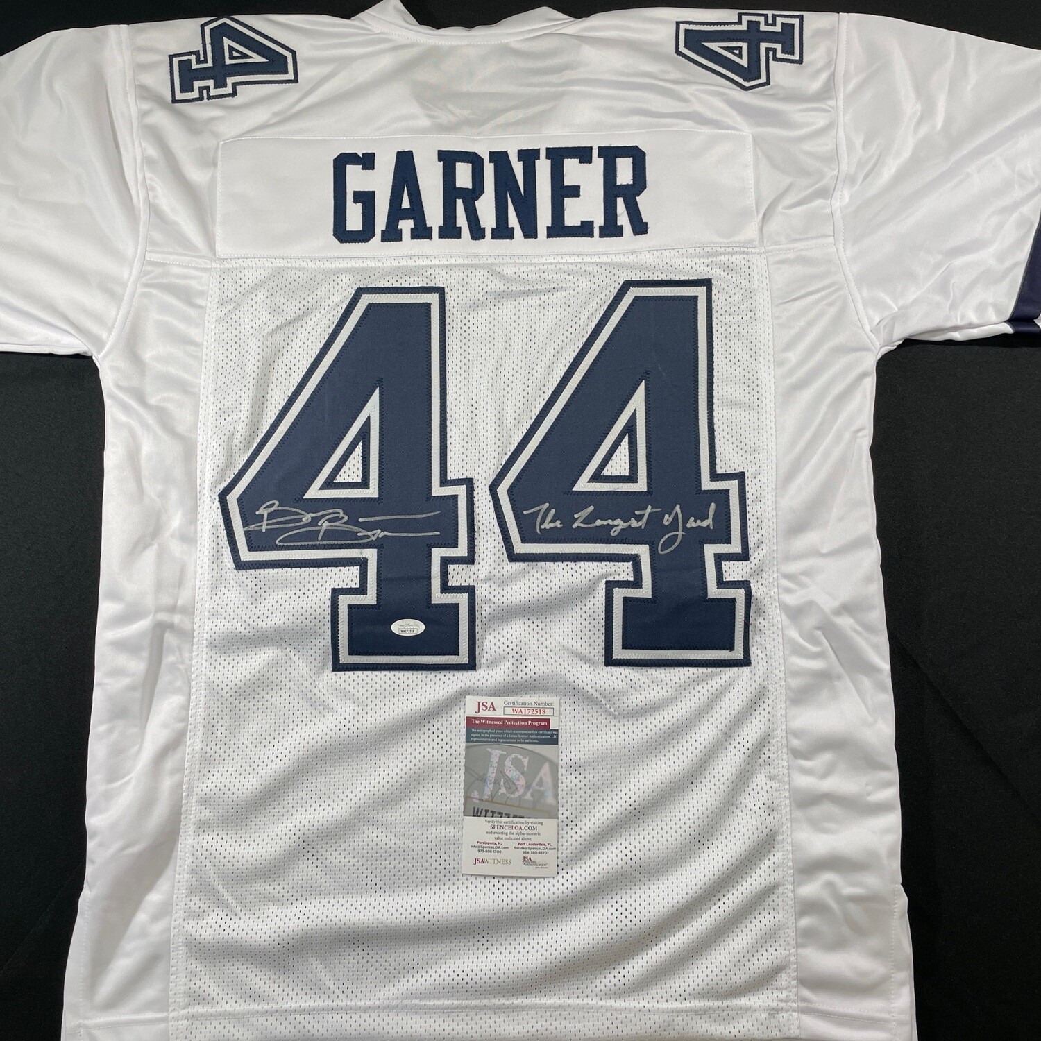Brian Bosworth The Longest Yard Guard Garner Autographed Jersey w/ The longest Yard JSA Authenticated