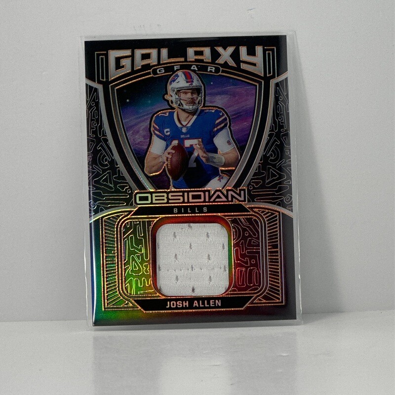 2021  Panini Obsidian Josh Allen Patch Card #d  /75