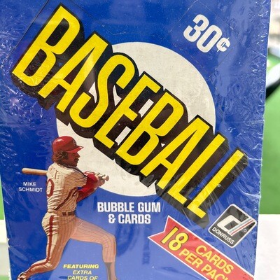 1981 Donruss Baseball Sealed Box 36count
