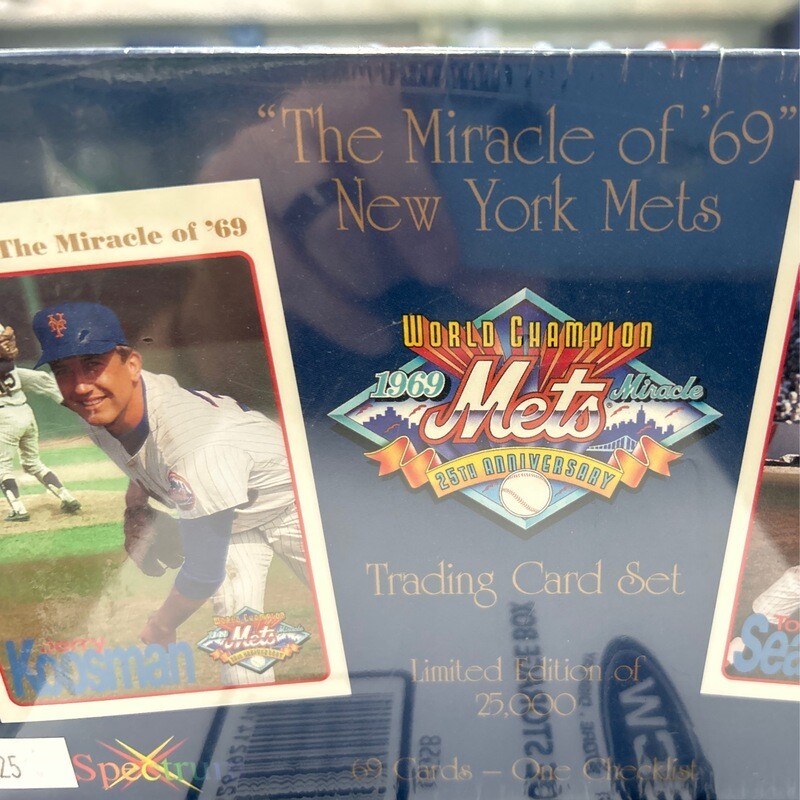 “The Miracle of ‘69” New York Mets Spectrum Trading Card Set New Factory Sealed