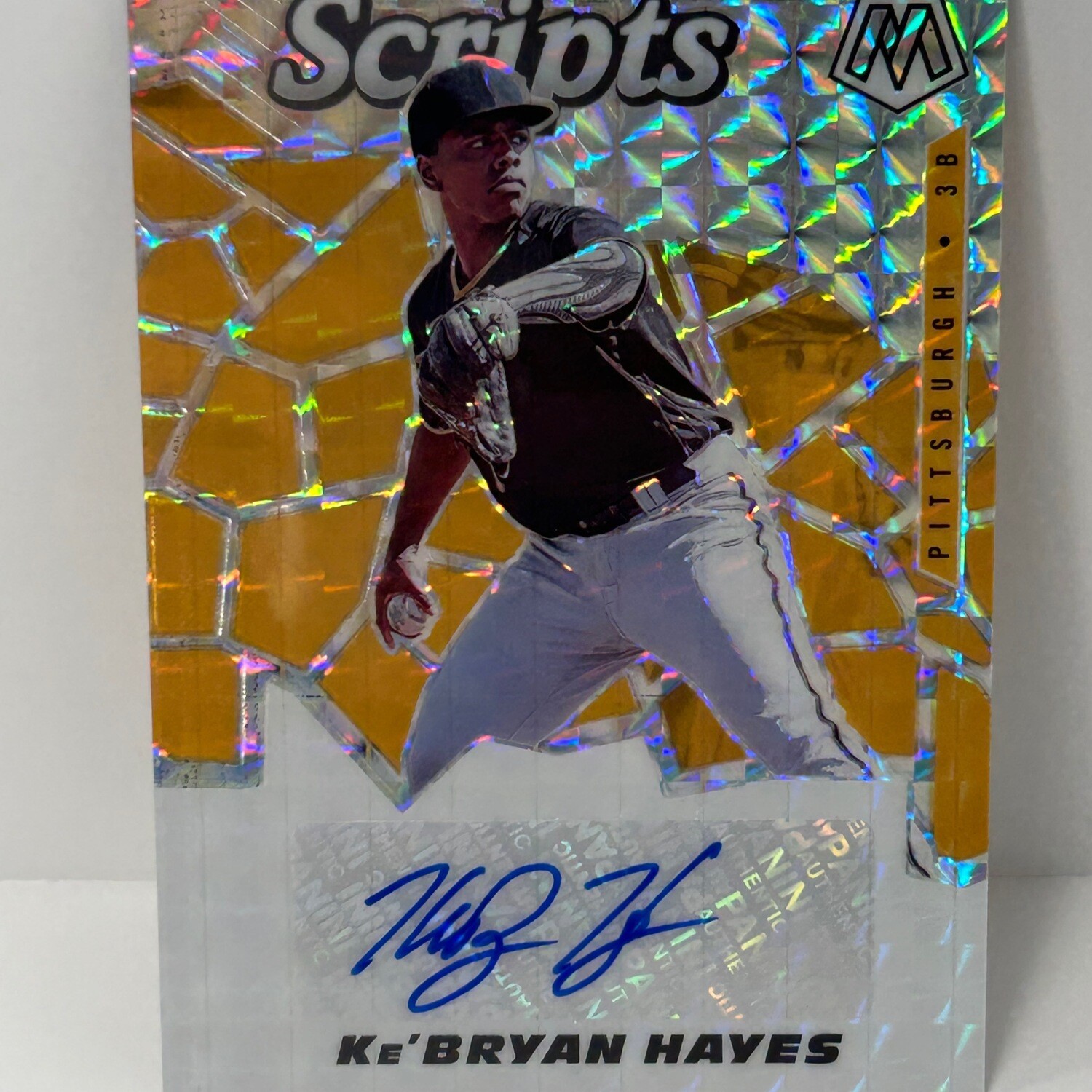 2021 Panini Mosaic Ke’Bryan Hayes Scripts Auto