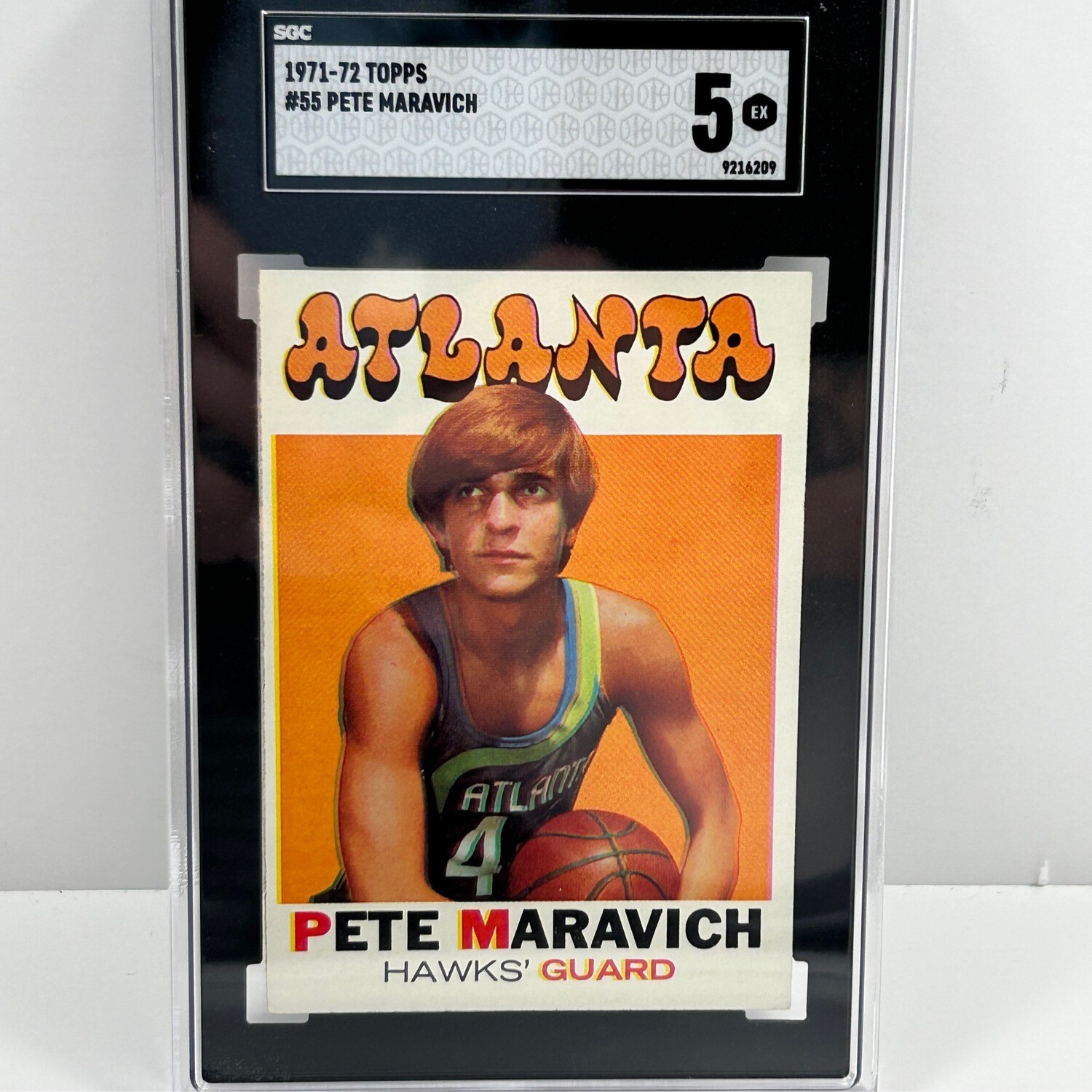 1971-1972 Topps #55 Pete Maravich SGC5