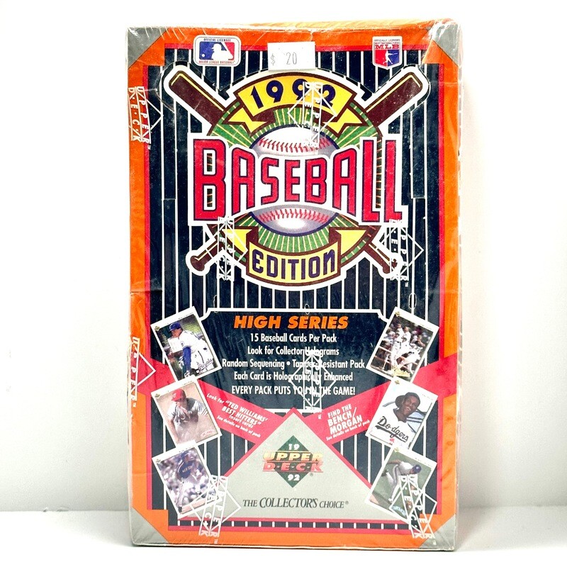 1992 Edition Upper Deck Baseball Cards Factory High Series  Sealed Box