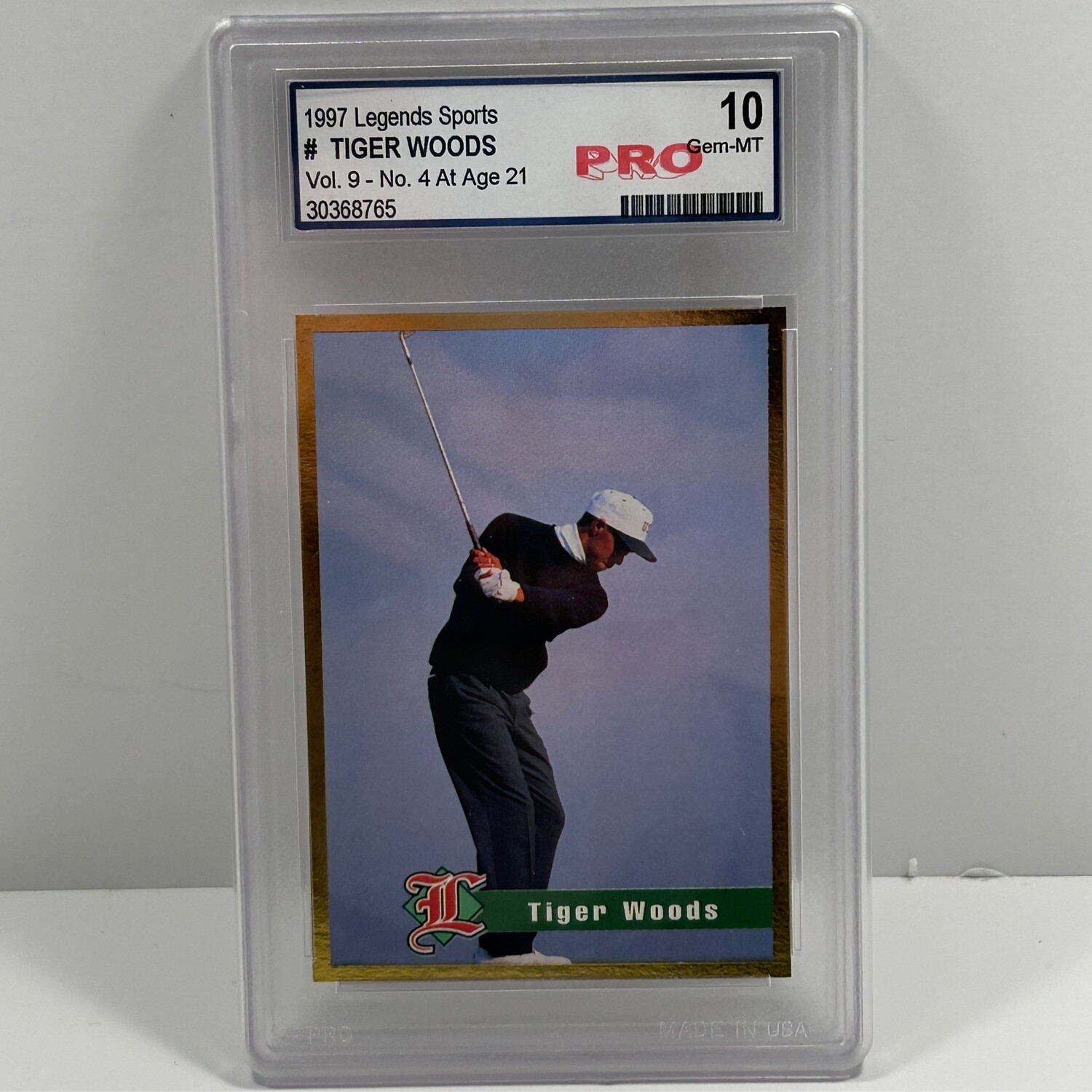 1997 Legends Sports Tiger Woods Vol. 9-