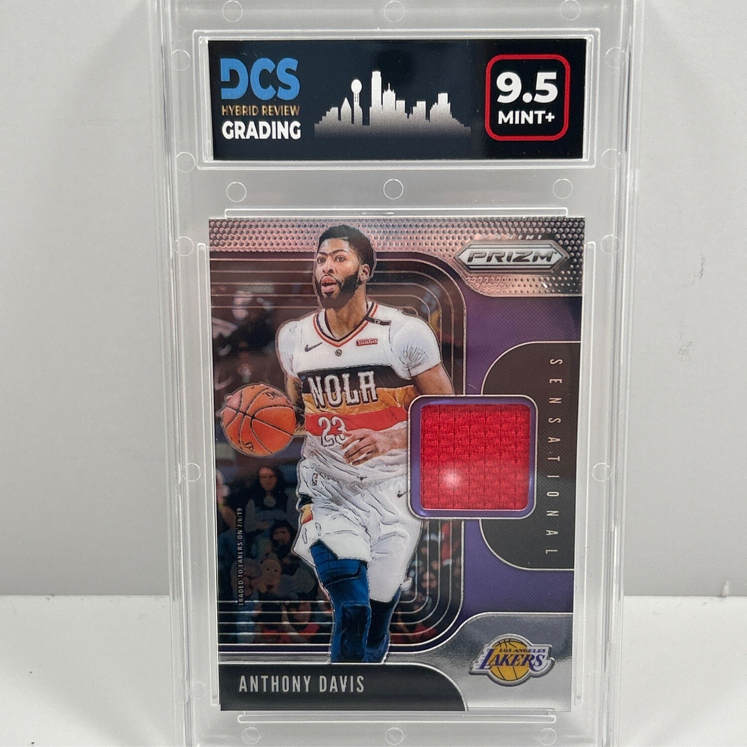 2019-20 Prizm Anthony Davis SS-ADV DCS 9.5