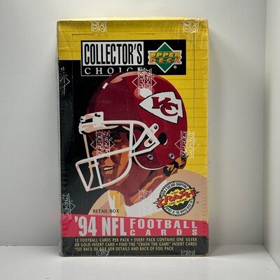 1994 Upper Deck Collector’s Choice NFL Factory Sealed Retail Box