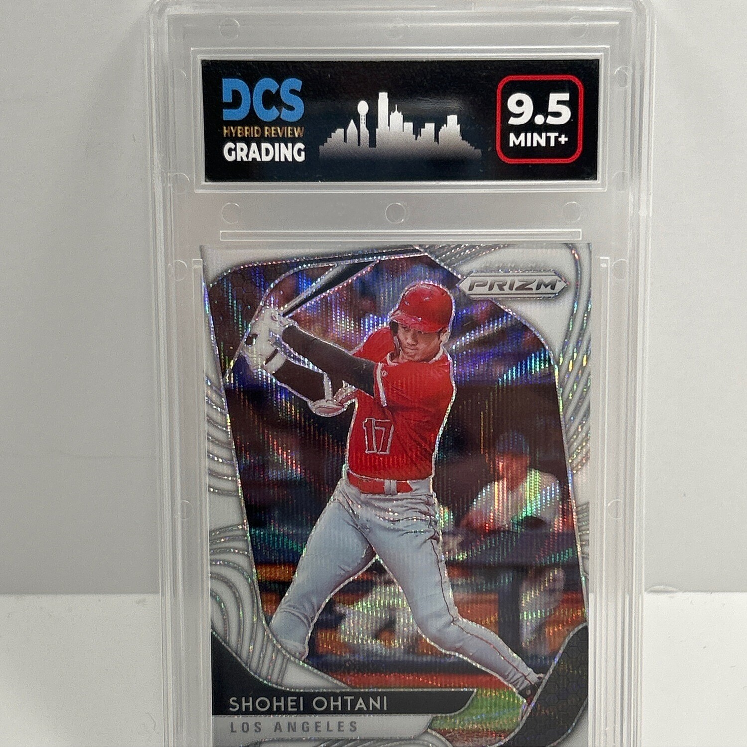2020 Prizm #162 Shohei Ohtani White Prizm DCS9.5