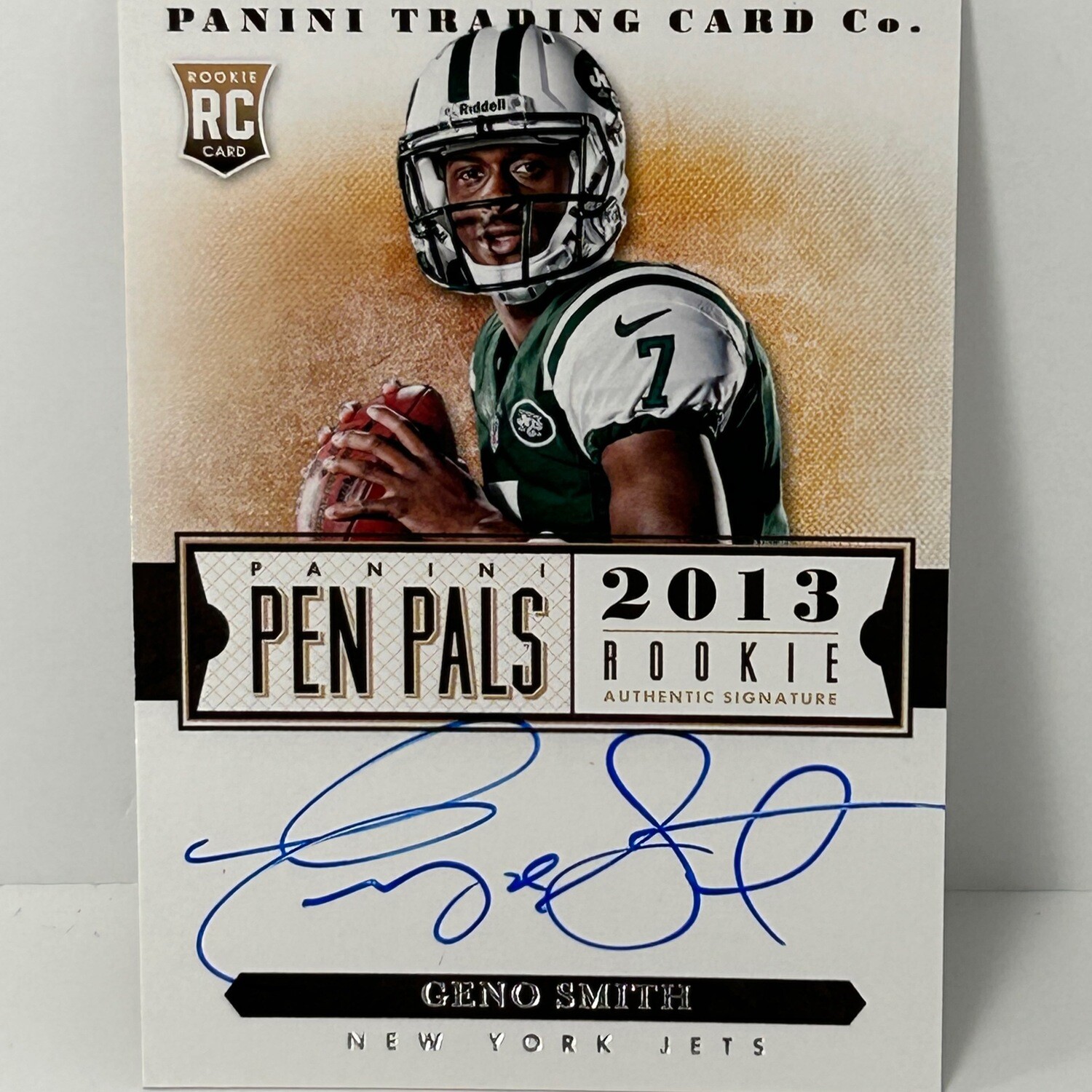 2013 Contenders Geno Smith Rookie Pen Pals Auto