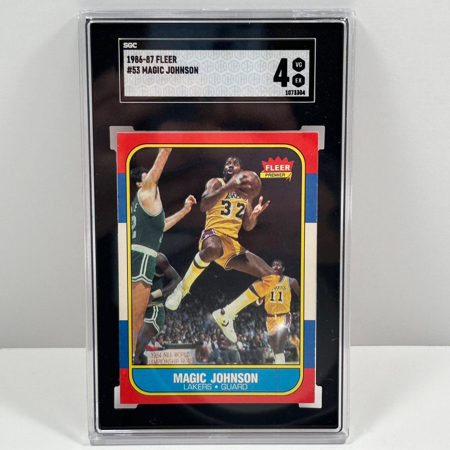 1986-1987 Fleer #53 Magic Johnson SGC4