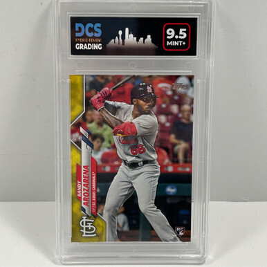 2020 Topps #229 Randy Arozarena Gold retail DCS 9.5