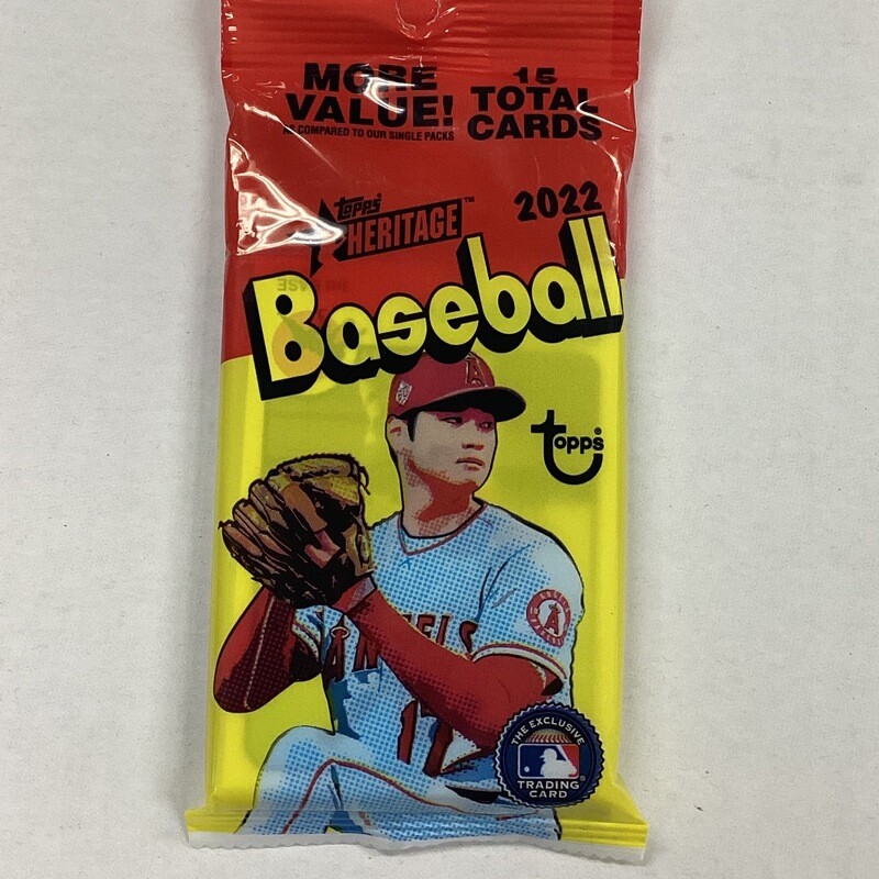 2022 Topps Heritage Baseball Value Pack