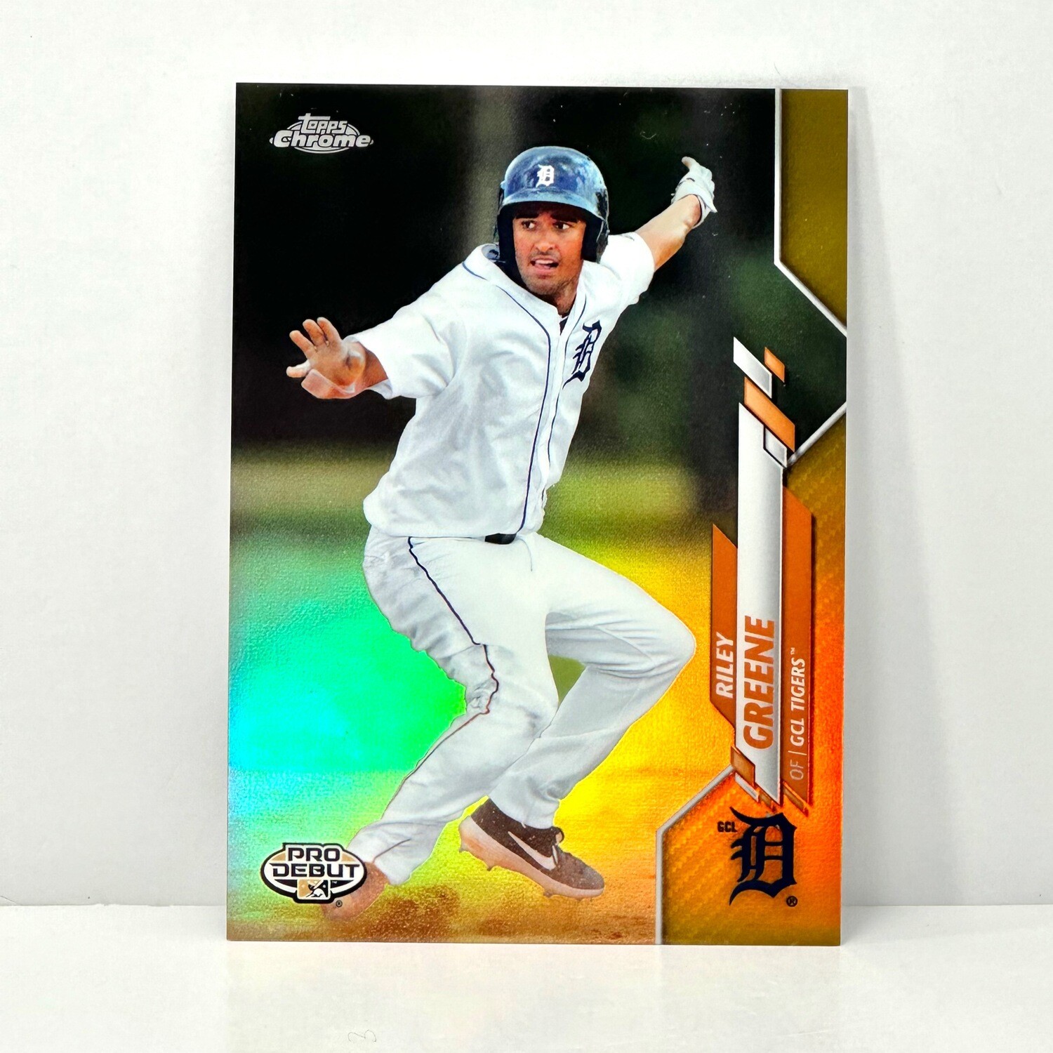 2020 Topps Chrome Pro Debut #d / 75   #PDC-108 Riley Greene RC Rookie Detroit Tigers