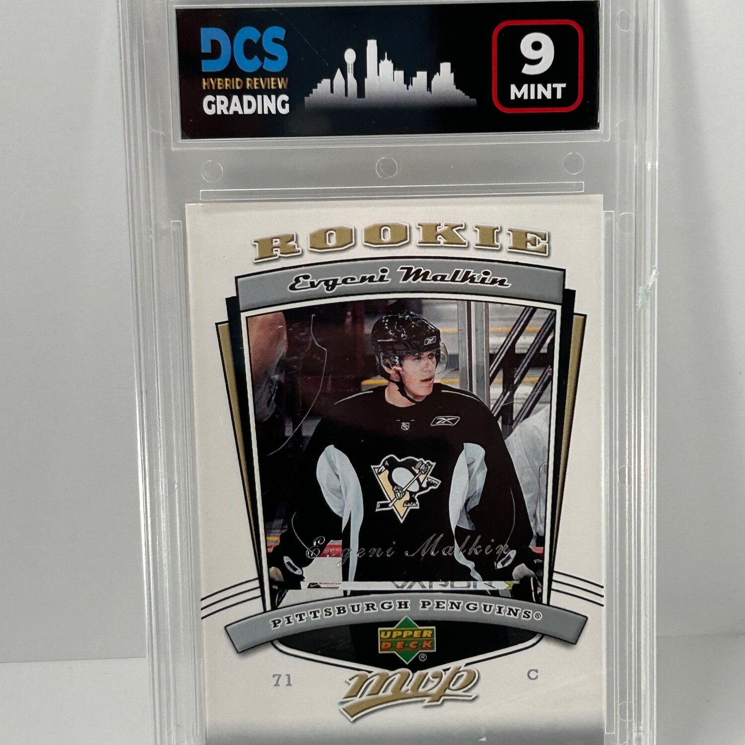 2006-07 Upper Deck MVP Evgeni Malkin Rookie Card #303 Penguins DCS 9