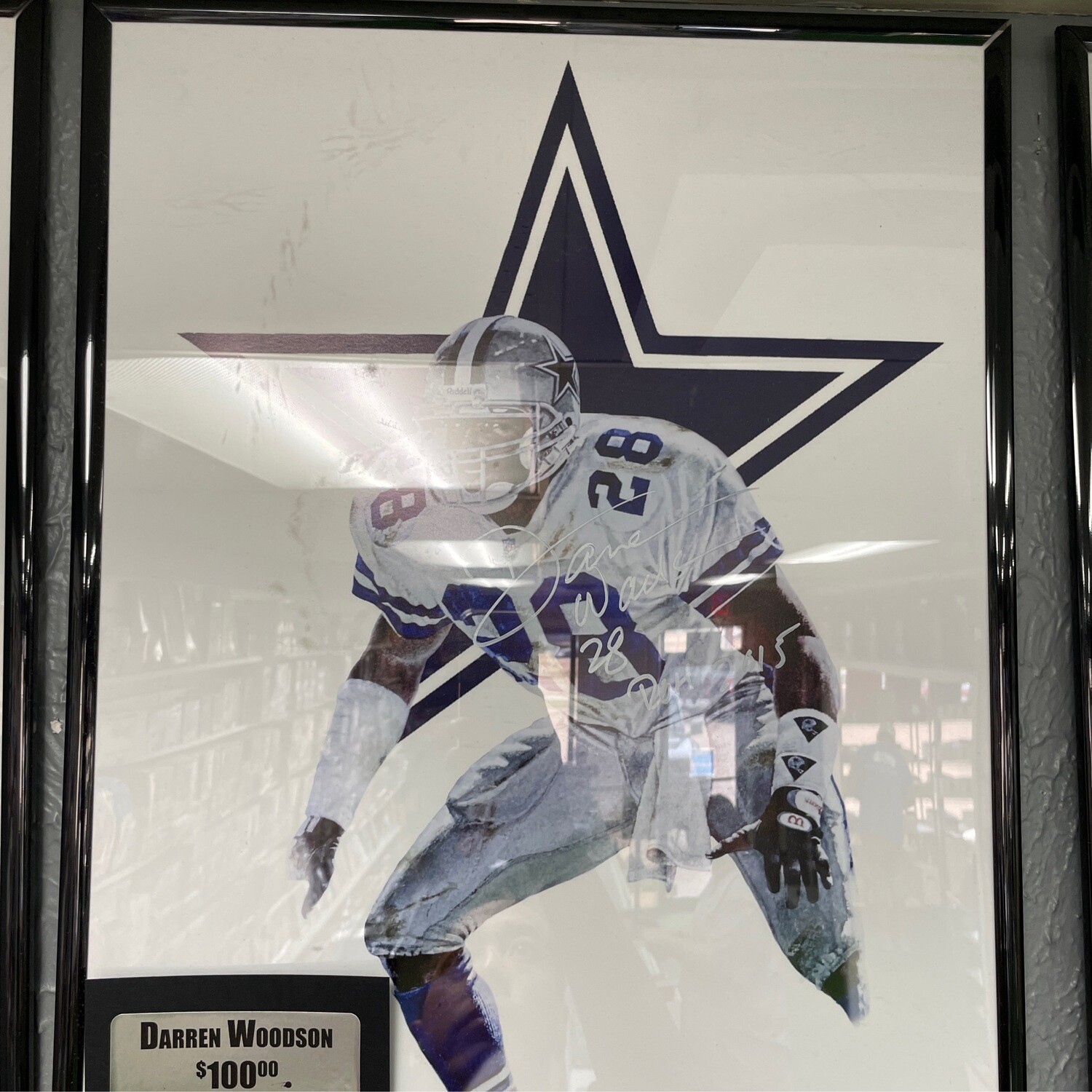 Darren Woodson Dallas Cowboys JSA Authenticated Autographed memorabilia