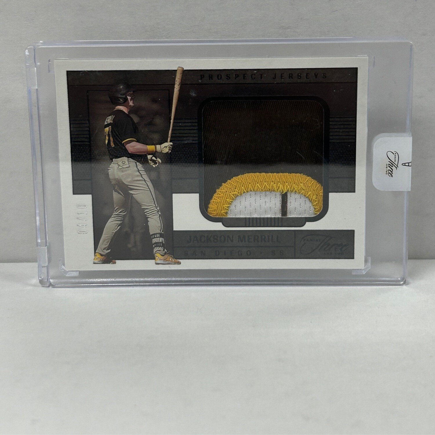 2023 Panini-Three and Two- Jackson Merrill Prospect Jersey