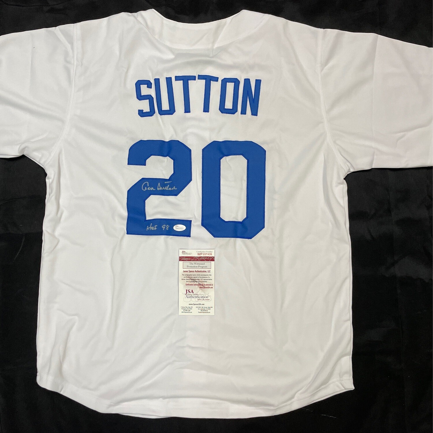 Don Sutton Los Angeles Dodgers JSA Authenticated Autographed Jersey