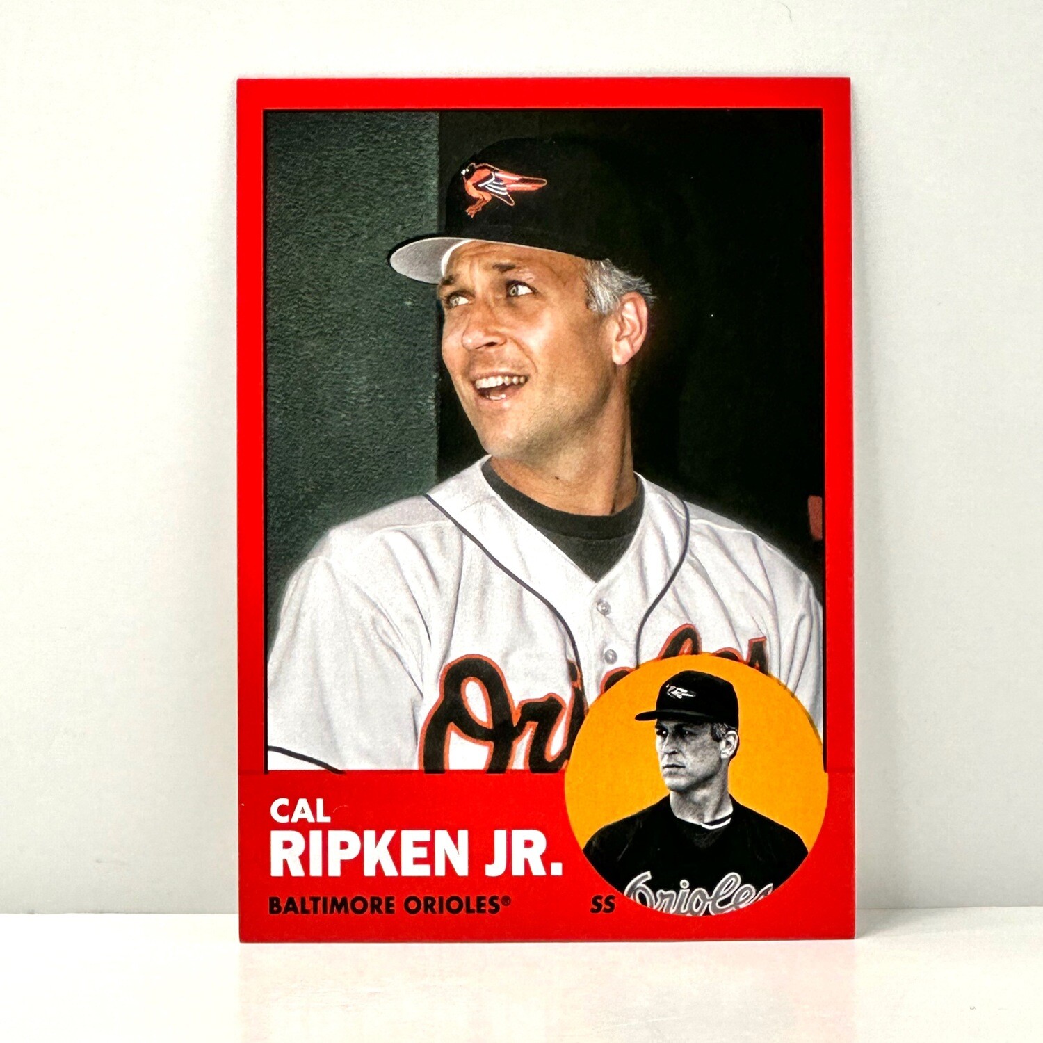 2022 Topps Archives #69 Cal Ripken Jr #d/75 Red