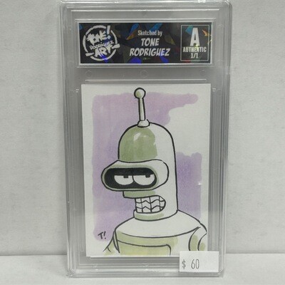 Bender Authentic Tone Rodriguez 1/1 Sketch Cards