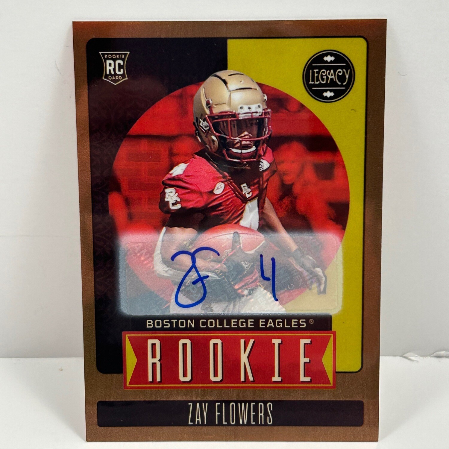 2023 Legacy Rookie #168 Zay Flowers Bronze auto 71/100