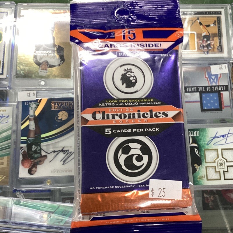 2021 Panini Chronicles Soccer Cello Pack