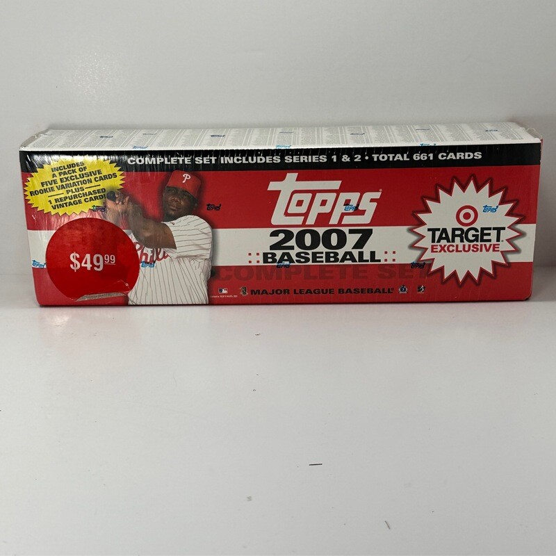 2007 Topps Baseball Factory Set Sealed
