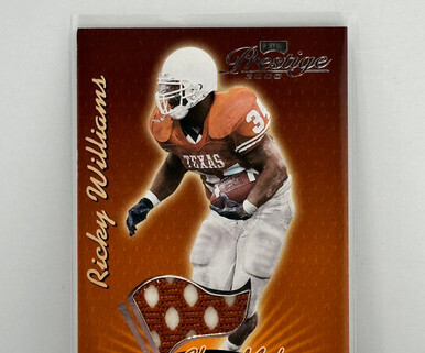 2000 Playoff Prestige Rickey Williams Alma Mater Materials