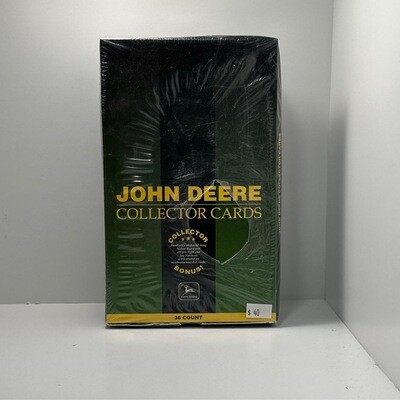 John Deere Collectors Cards Sealed Box Of 36 Packs Of Collector Cards
