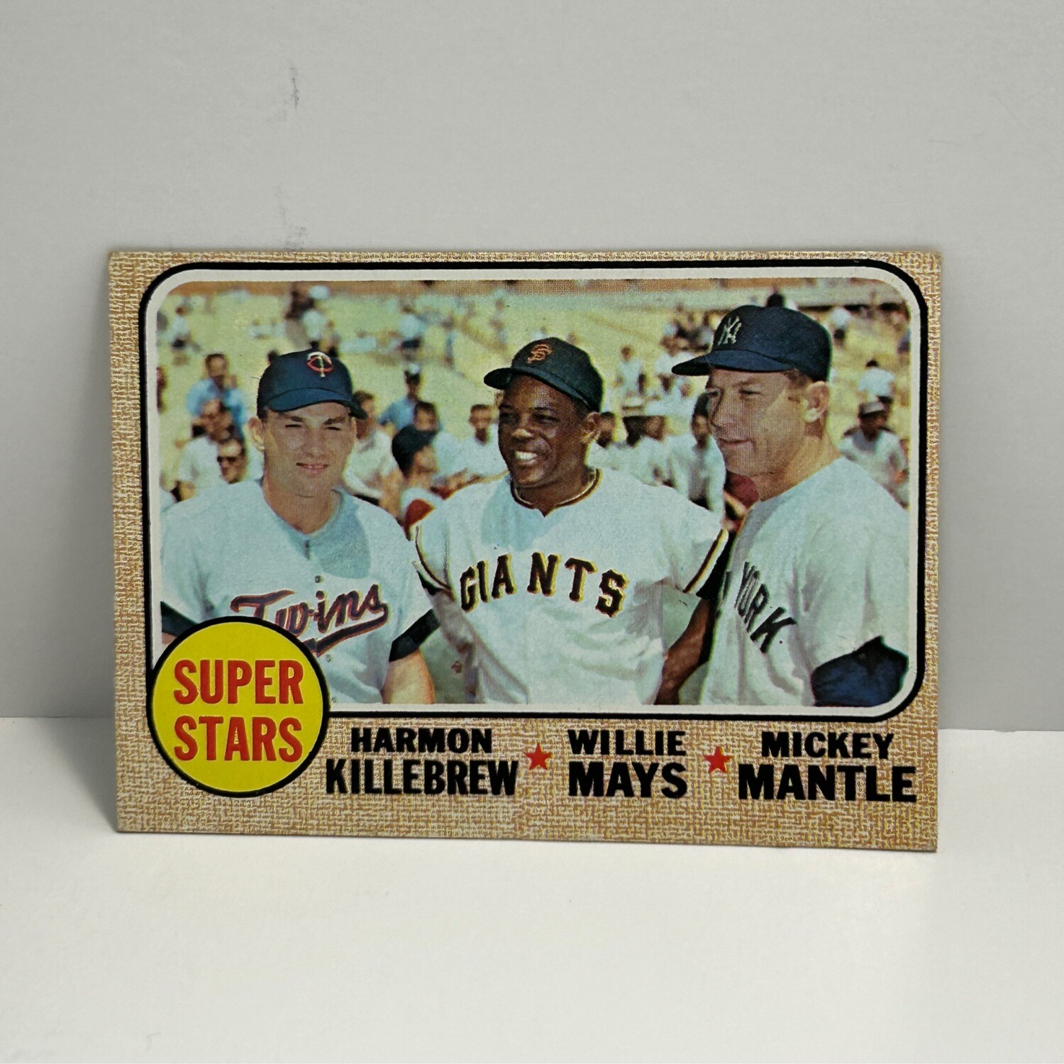 1968 Topps Super Stars Mantle/Mays/Killebrew #490