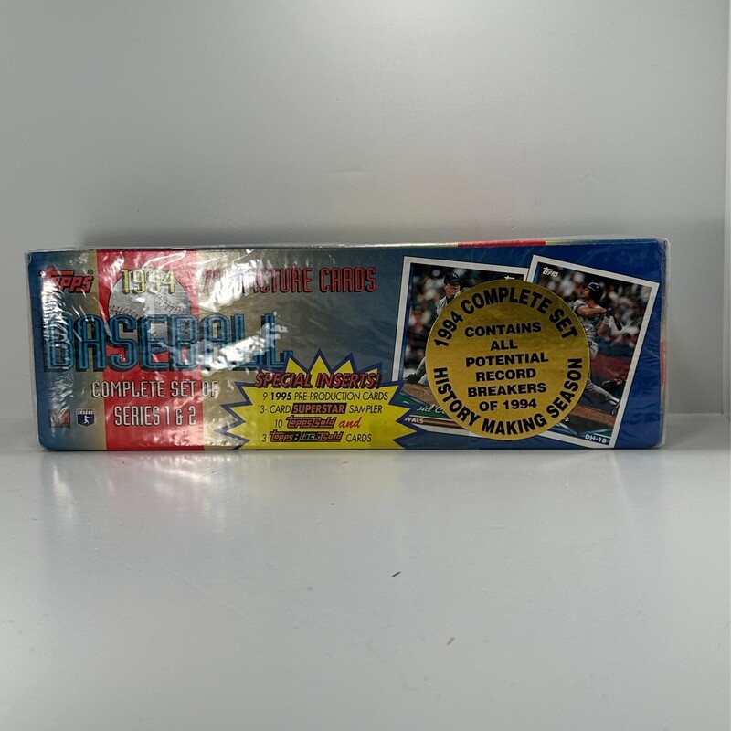 1994 Topps Baseball Complete Set 792 Factory Sealed Box Series 1 & 2