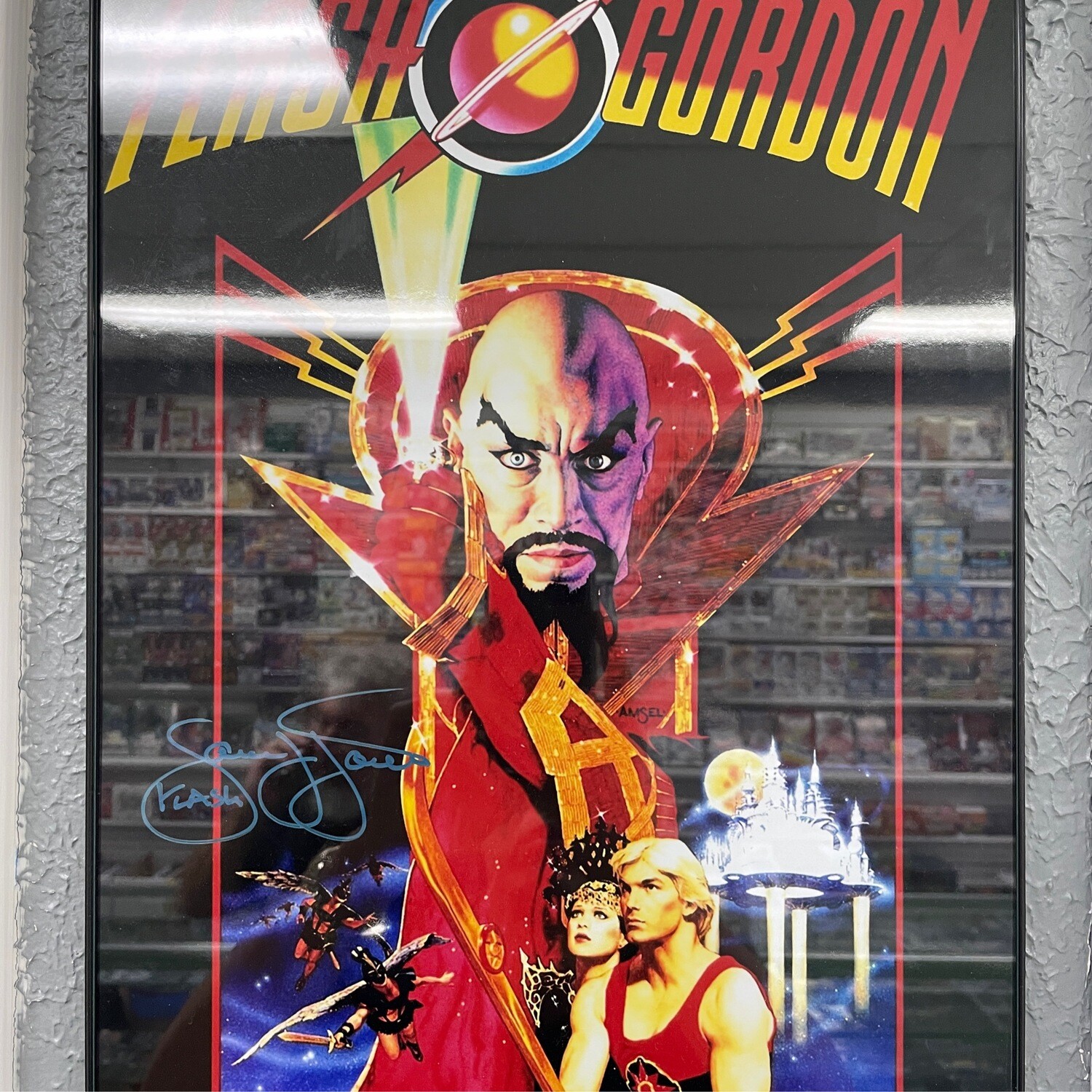 Sam Jones Flash Gordon JSA Authenticated Autographed Poster