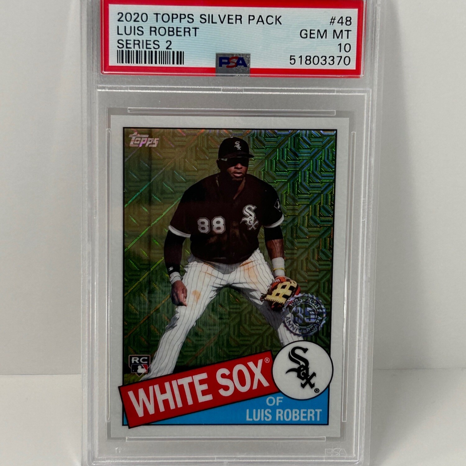 2020 Topps Silver Pack Series 2 Luis Robert PSA 10