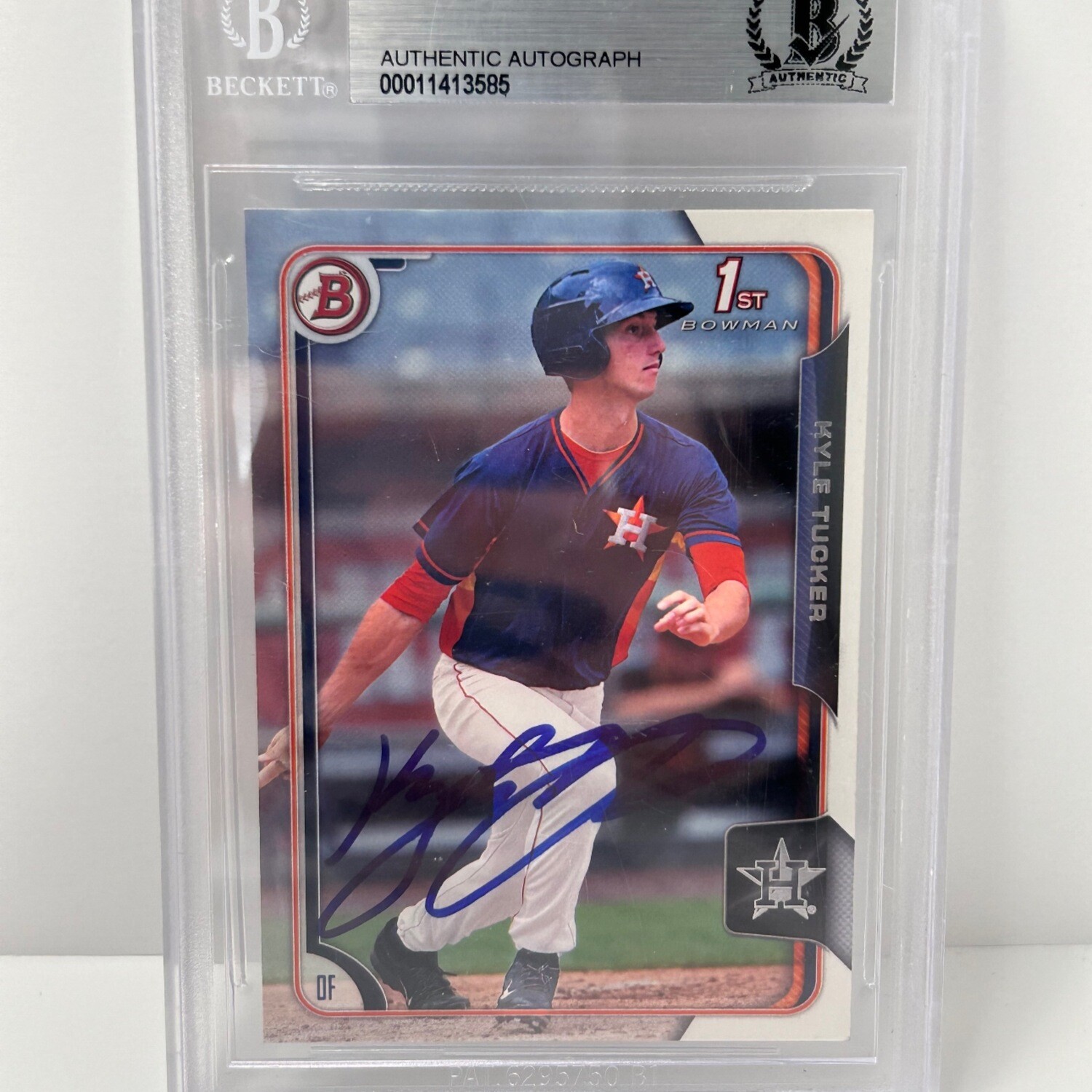 2015 Bowman Draft Kyle Tucker RC Auto BGS Authenic