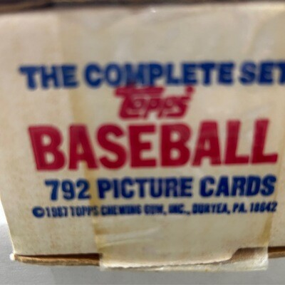1987 Topps Baseball Complete